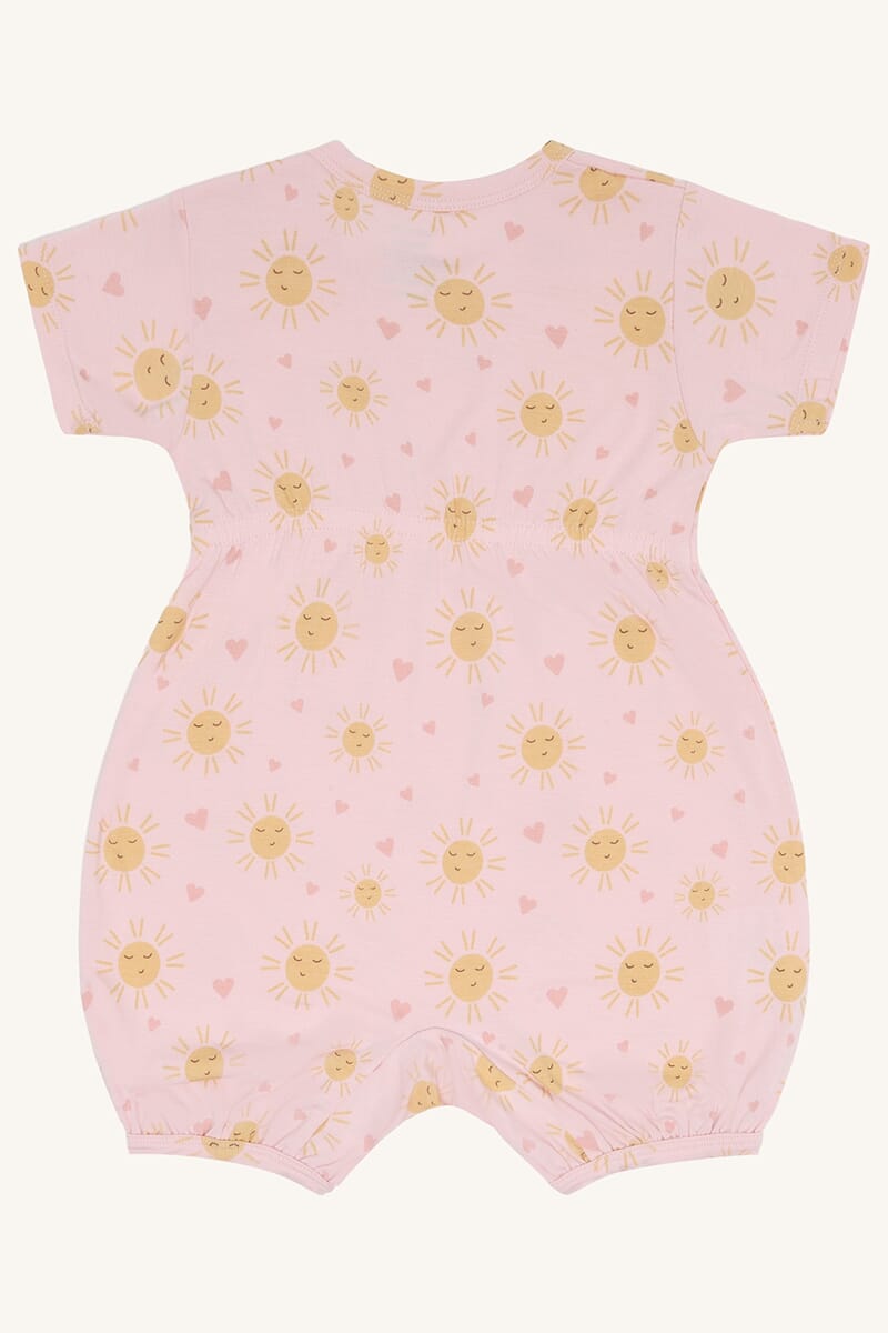Milu Heldrakt Monkey Sun chalk pink - Hust & Claire - Rumpetroll
