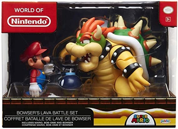 Super Mario - Mario vs. Bowser Diorama Set (64512-4L)