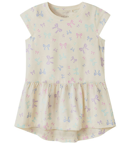 Name It Kleid - NmfVigga - Noos - Buttercreme/Schleifen