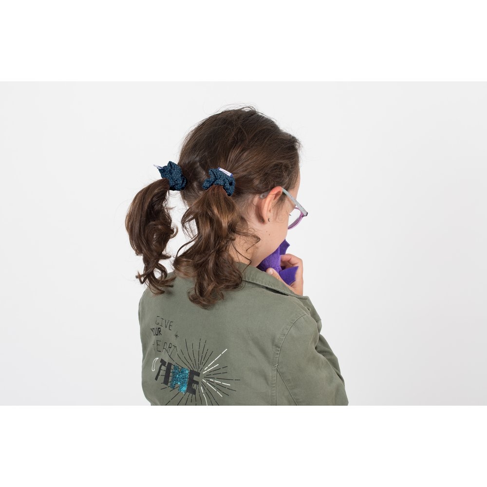 Mini Chouchou Bulle Bronze Marine