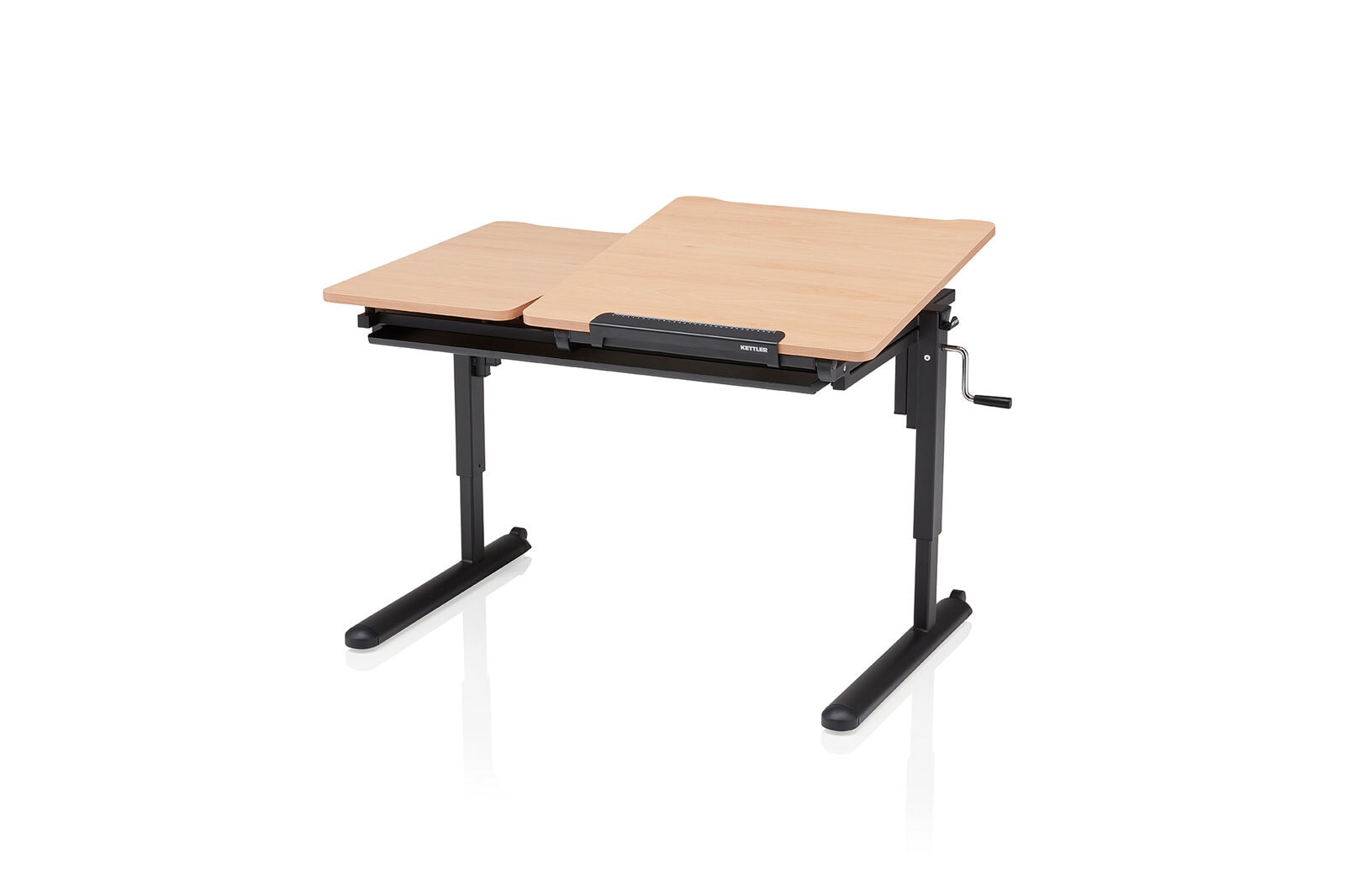 KETTLER Schreibtisch braun / schwarz