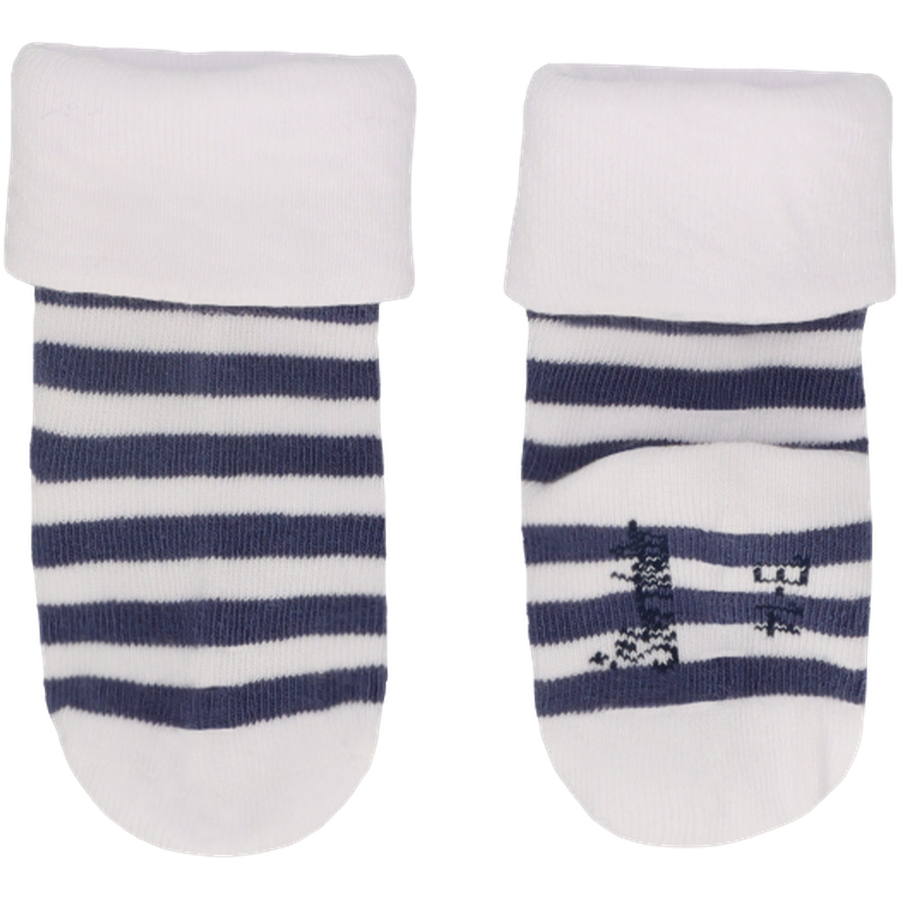 Sterntaler Baby-Socken 3er-Pack Hai hellgrau mel.