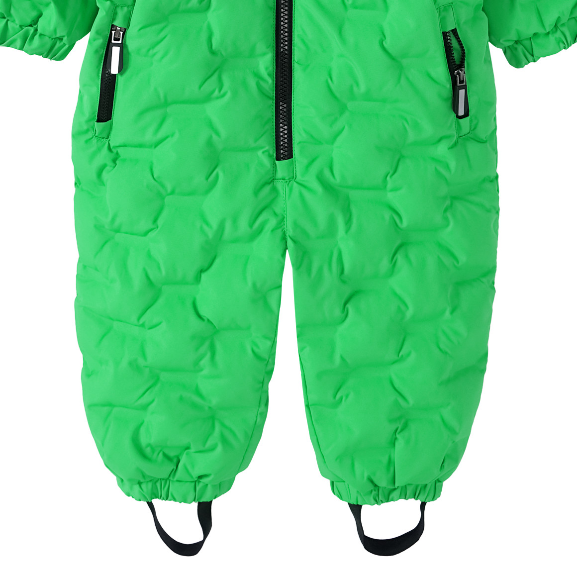 Topomini Baby Schneeoverall in Unifarben grün