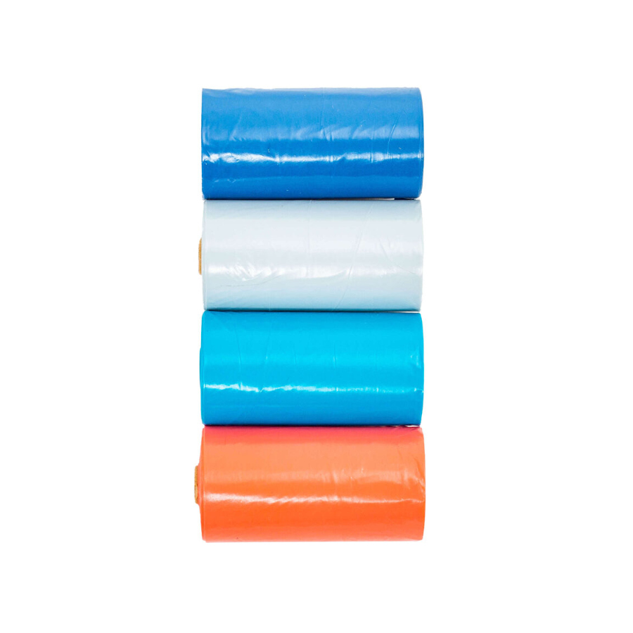 Sacos higiênicos Freedog Eco Line em cores sortidas para cães.