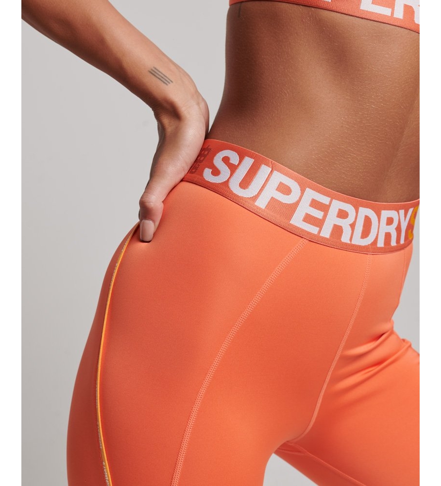 Leggings Superdry Train Stretch Laranja