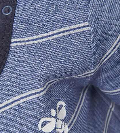 Hummel T-Shirt - HMLAlexander - Navy Gestreift
