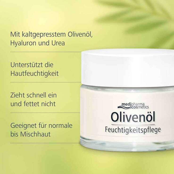 Olivenöl Feuchtigkeitspflege Creme, 50 ml