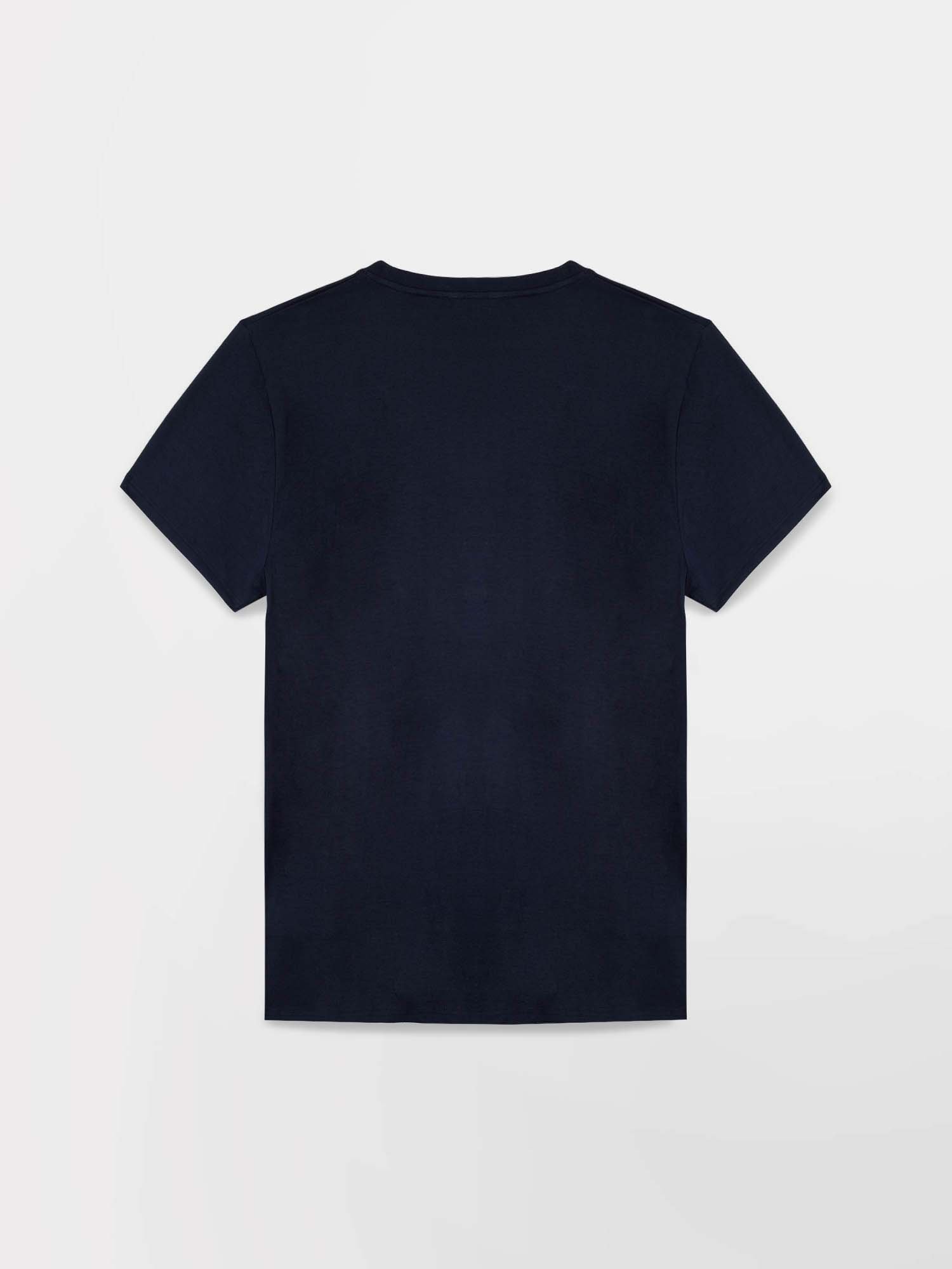 Tee Shirt Homme Print Coloré Coton Biologique Marine