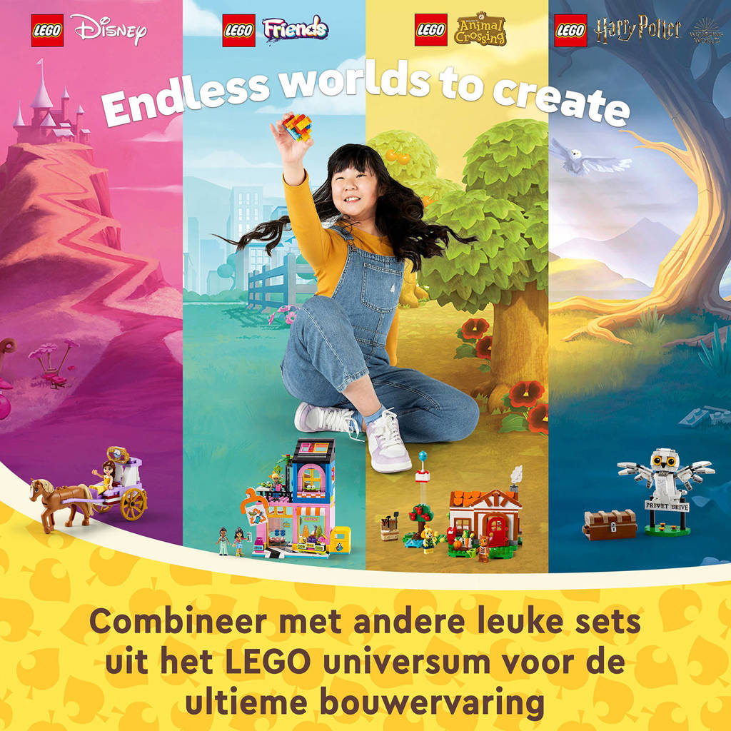 Mooie setIsabelle op visite Dieren Speelgoed uit de Game met Poppetjes 77049