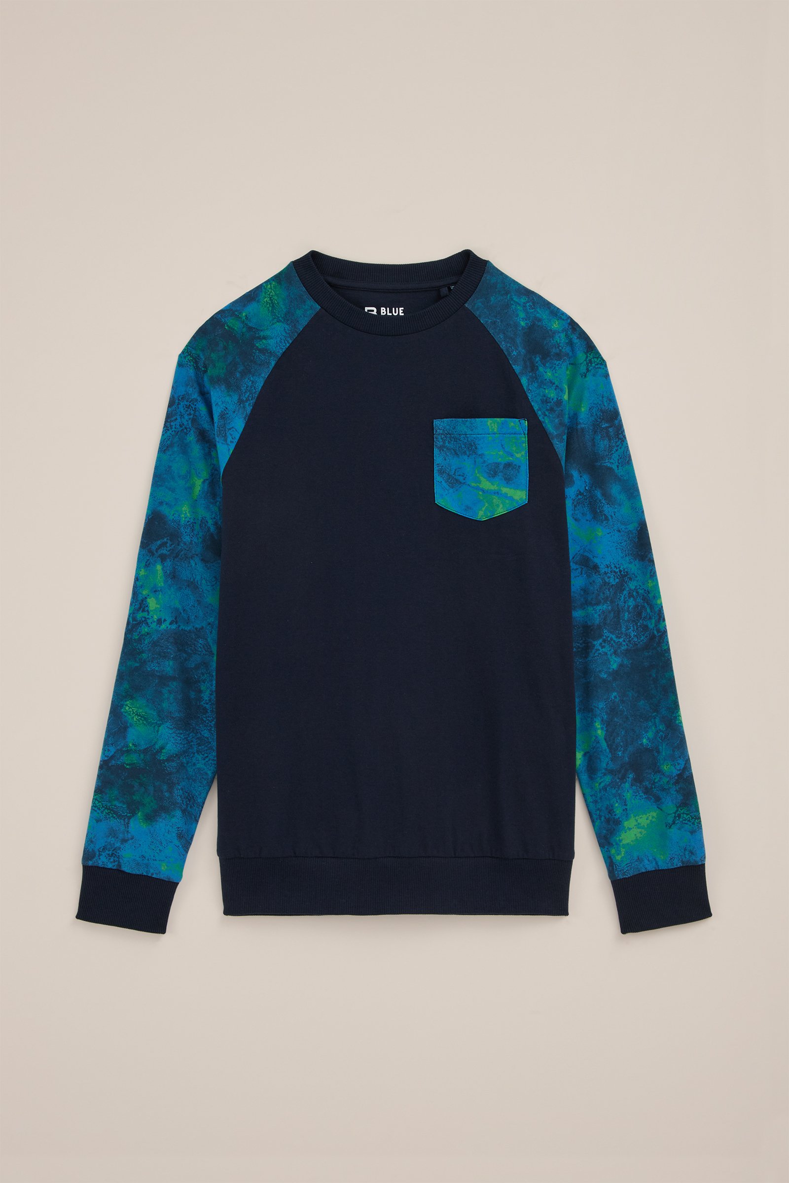 Jongens T-shirt met dessin Blue Ridge Marineblauw