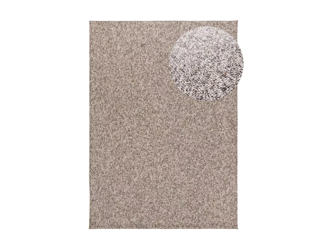 Tapis intérieur - uni - gris - 160 x 230 cm - PETRA