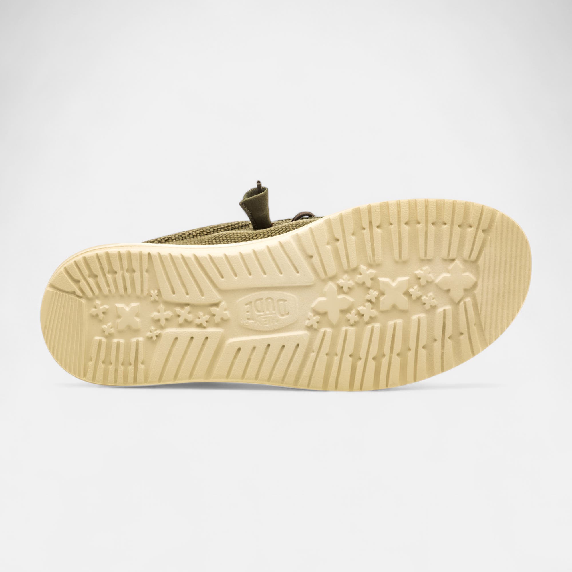 Baskets en toile Homme kaki