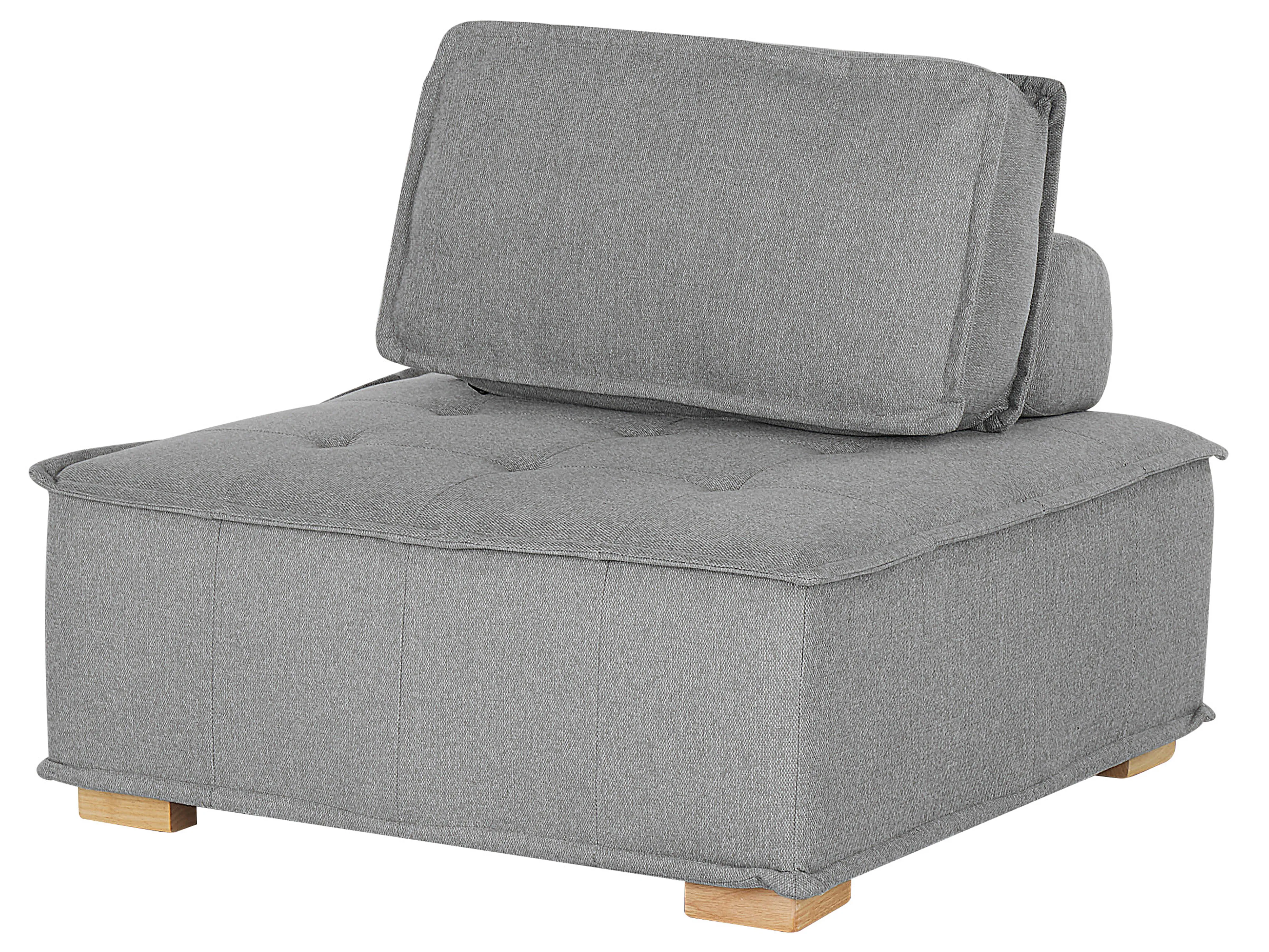 Modulaire bankenset 4-zits TIBRO Stof Grijs