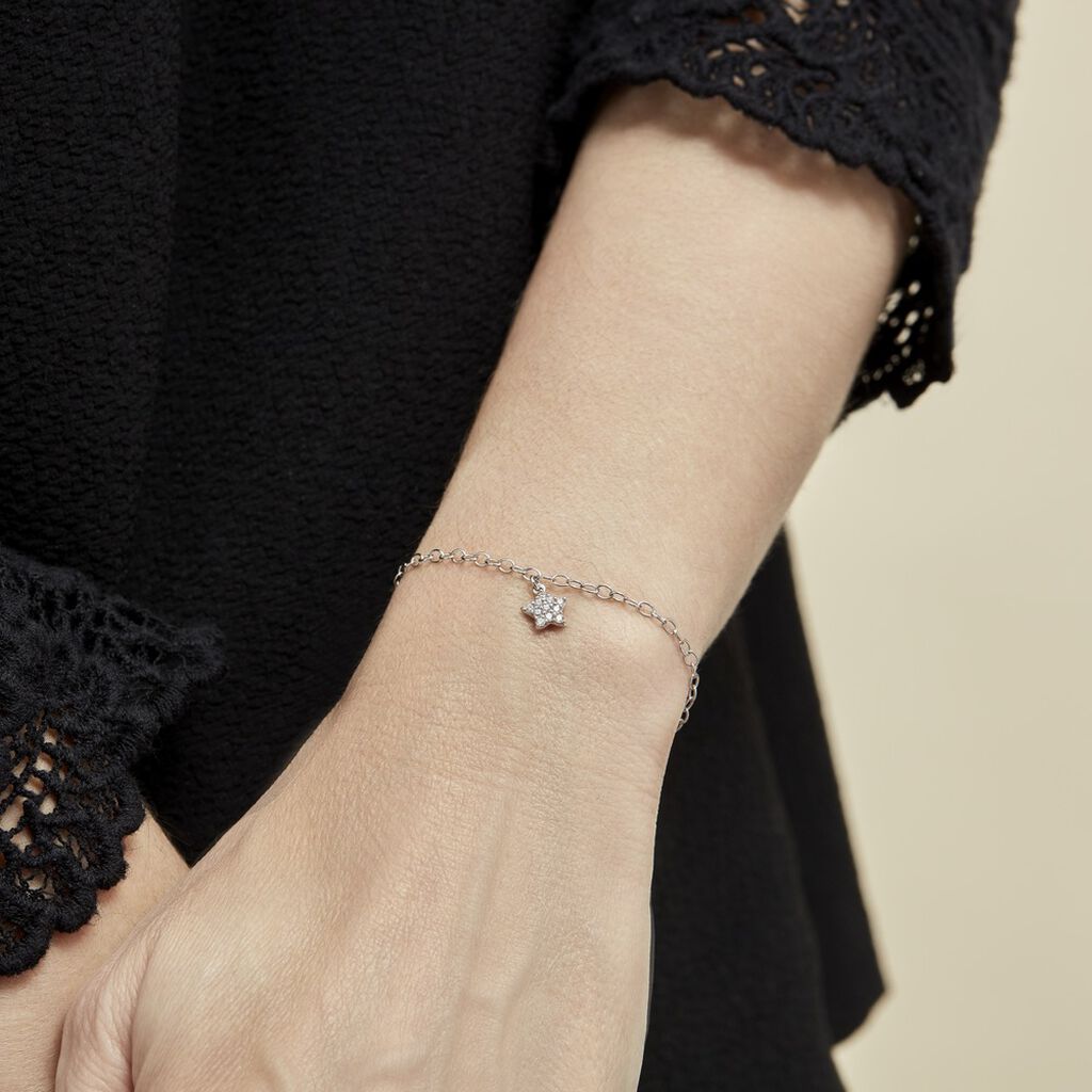 Bracelet Argent Magilos Oxydes De Zirconium