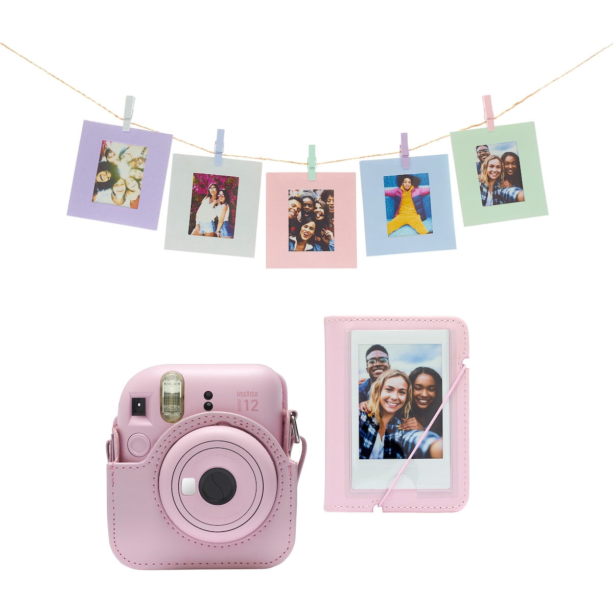 Fujifilm Instax Mini 12 tilbehørssett (rosa)
