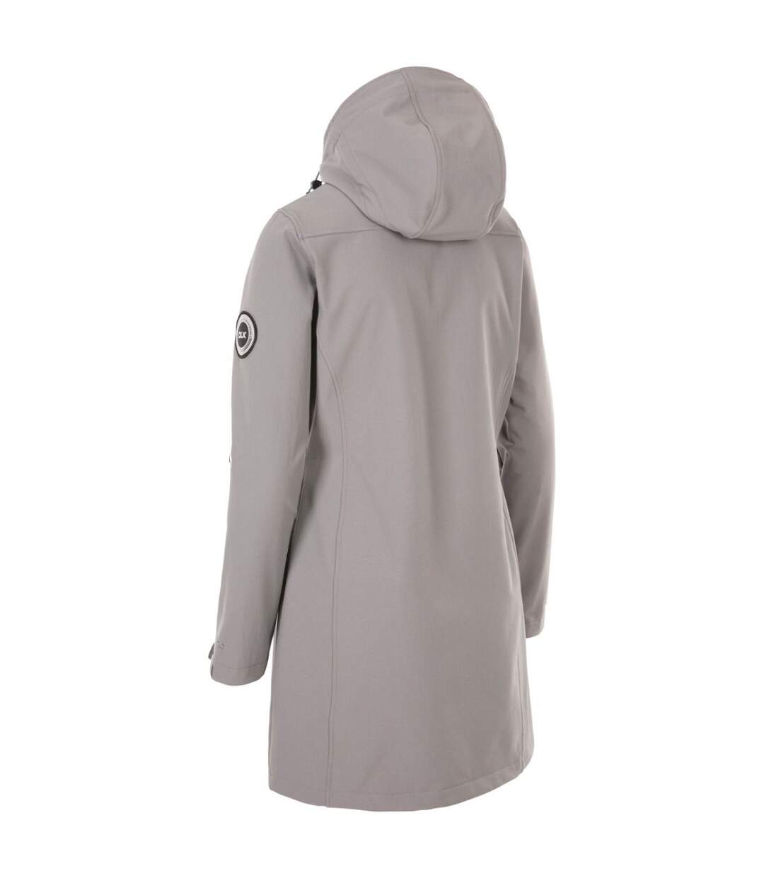 Trespass - Veste softshell longue MARIA - Femme (Gris pâle chiné) - UTTP5183