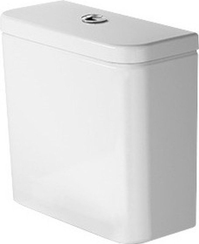 Duoblokreservoir Duravit No.1 Met Binnenwerk Met Aansluiting Links Delen 4.5L Dualflush Hoogglans Wit