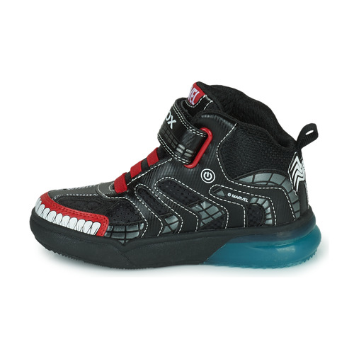 Geox - J GRAYJAY BOY D - Noir / Rouge