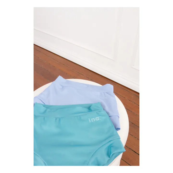 Ina Swim Slip de Bain Matière Recyclée Lumi  | Vert