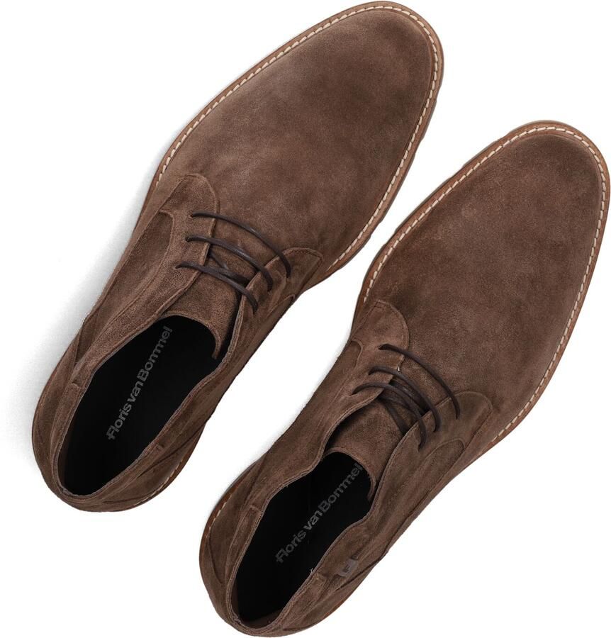 FLORIS VAN BOMMEL Nette Schoenen Heren Sfm-50171 De Braver Maat: 44 Materiaal: Suède Kleur: Bruin