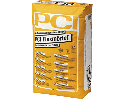 PCI Flexmörtel® vervormbare tegellijm voor alle keramische bekledingen grijs C2TE-S1 25 kg