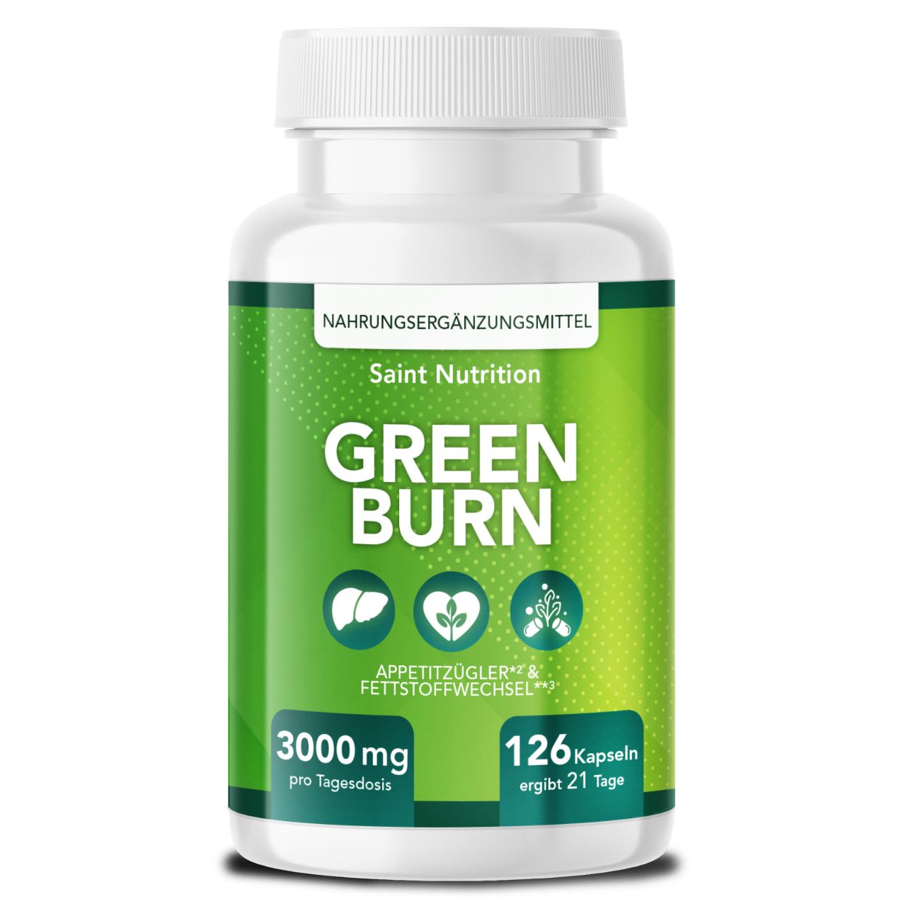 Saint Nutrition® | Green Burn | Kapseln zum Abnehmen