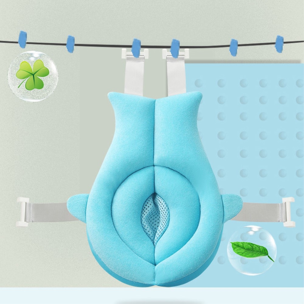 (47x31cm) Baby Badekissen Anti-Rutsch Badewannen Sitz - Pink