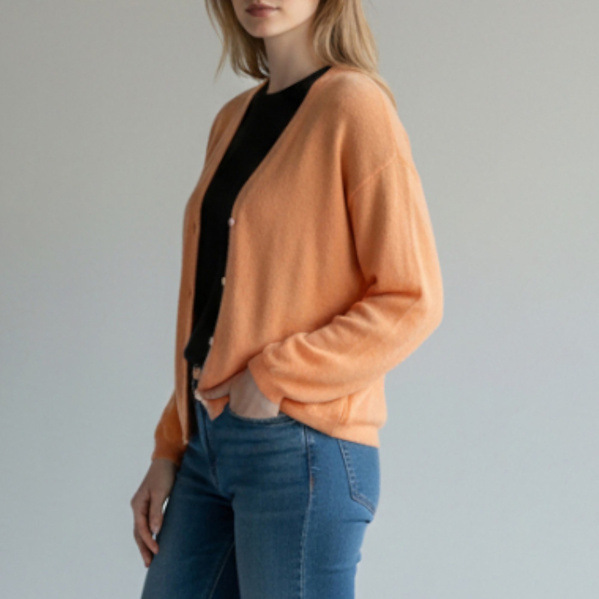 Pull Femme orange