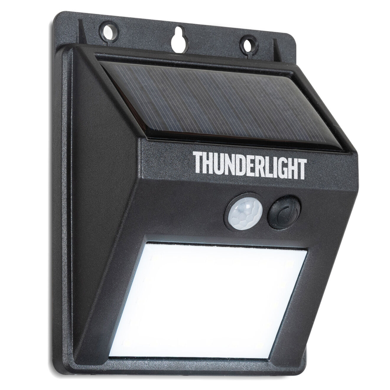 Pratik Garden 3 Appliques murales Thundelight 30 Led noires - 12,4x9,6x4,8 cm