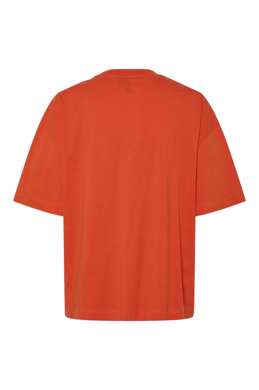 Pieces Pcmaude Ss Printed T-Shirt Pwp Mm 4723774 tangerine tango vista blue