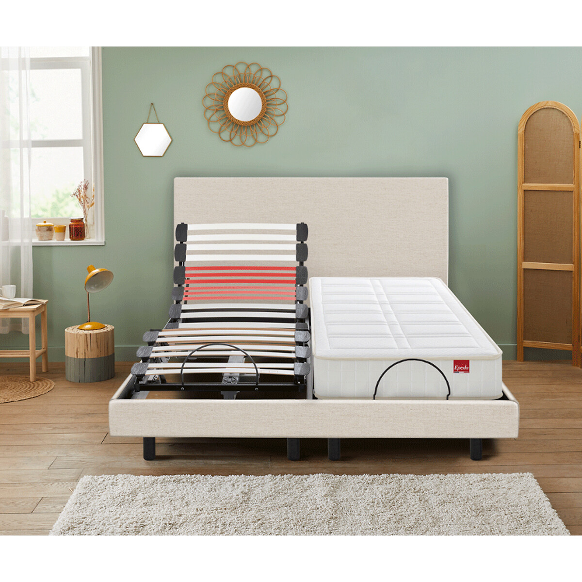 EPEDA<br>Base de cama reclinável elétrica Horizon
