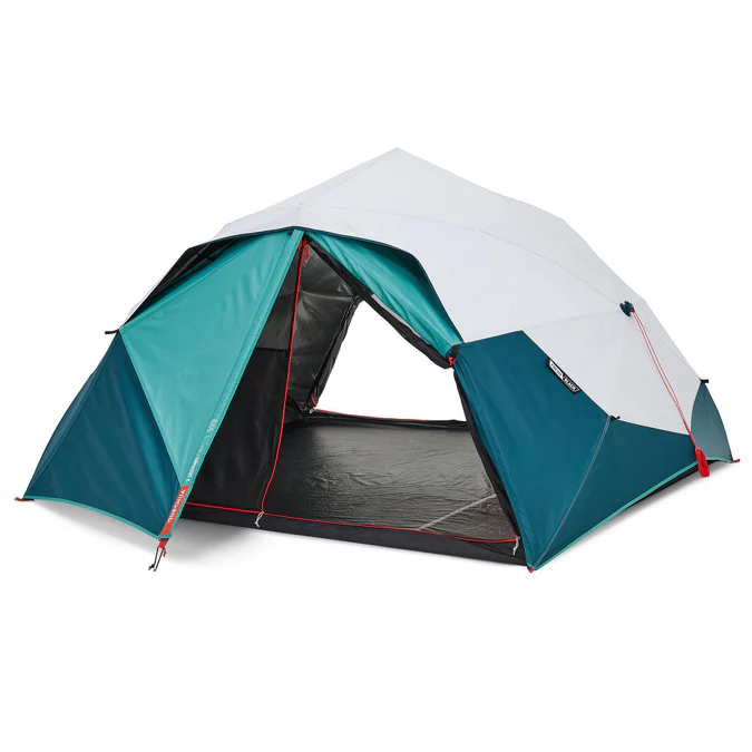 Decathlon Quechua - Barraca de Camping Quechua 2 Second Easy Fresh & Preta Impermeável Pop Up para 3 Pessoas