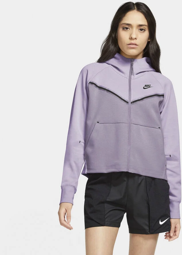 Nike Sportswear Tech Fleece Haettetroje Lilla