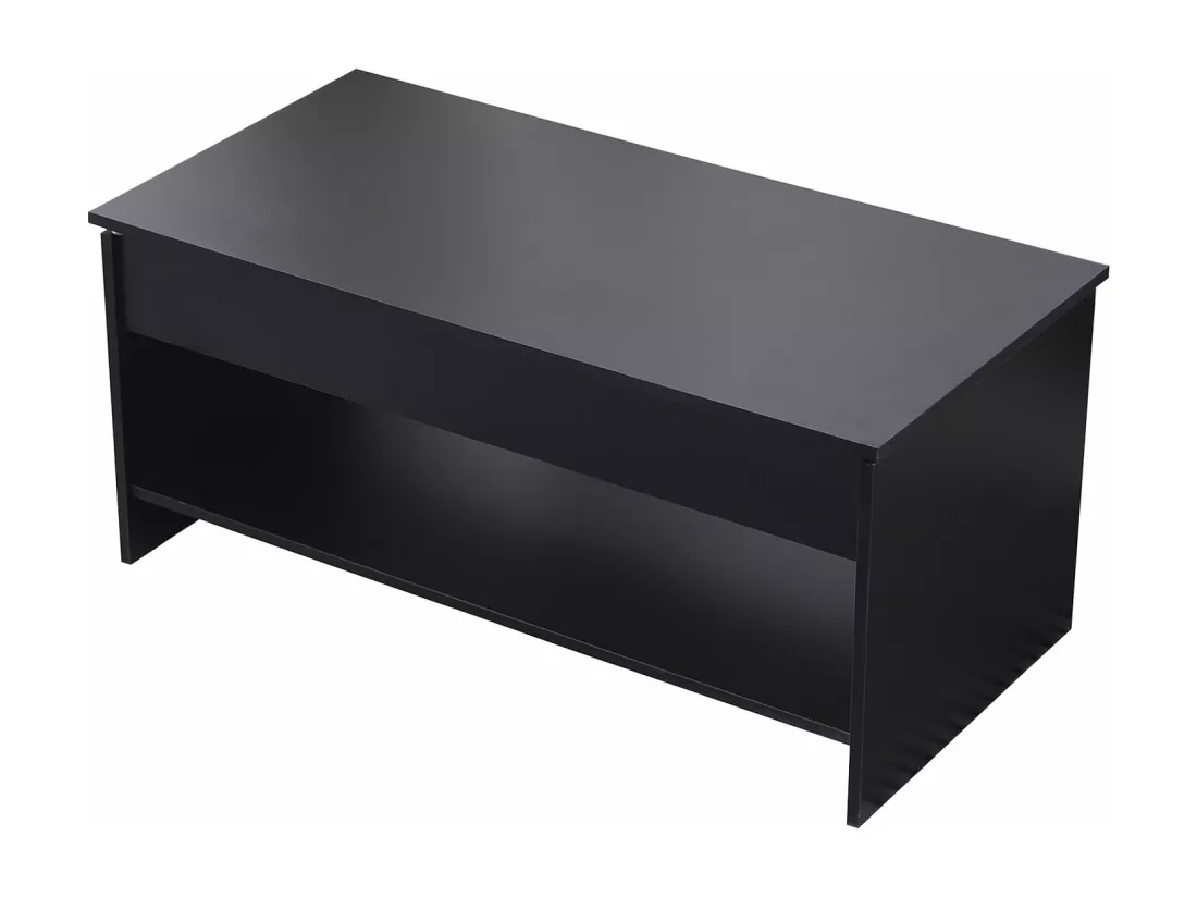Table basse avec plateau relevable noire HEDDA - HAPPY GARDEN