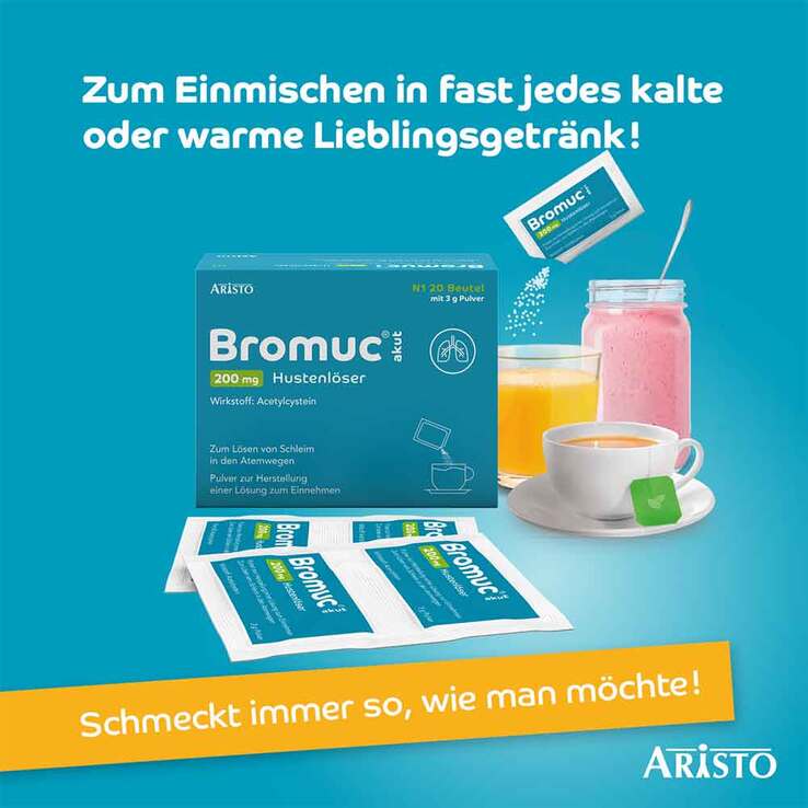 Bromuc akut 200 mg Hustenlöser , 20 St