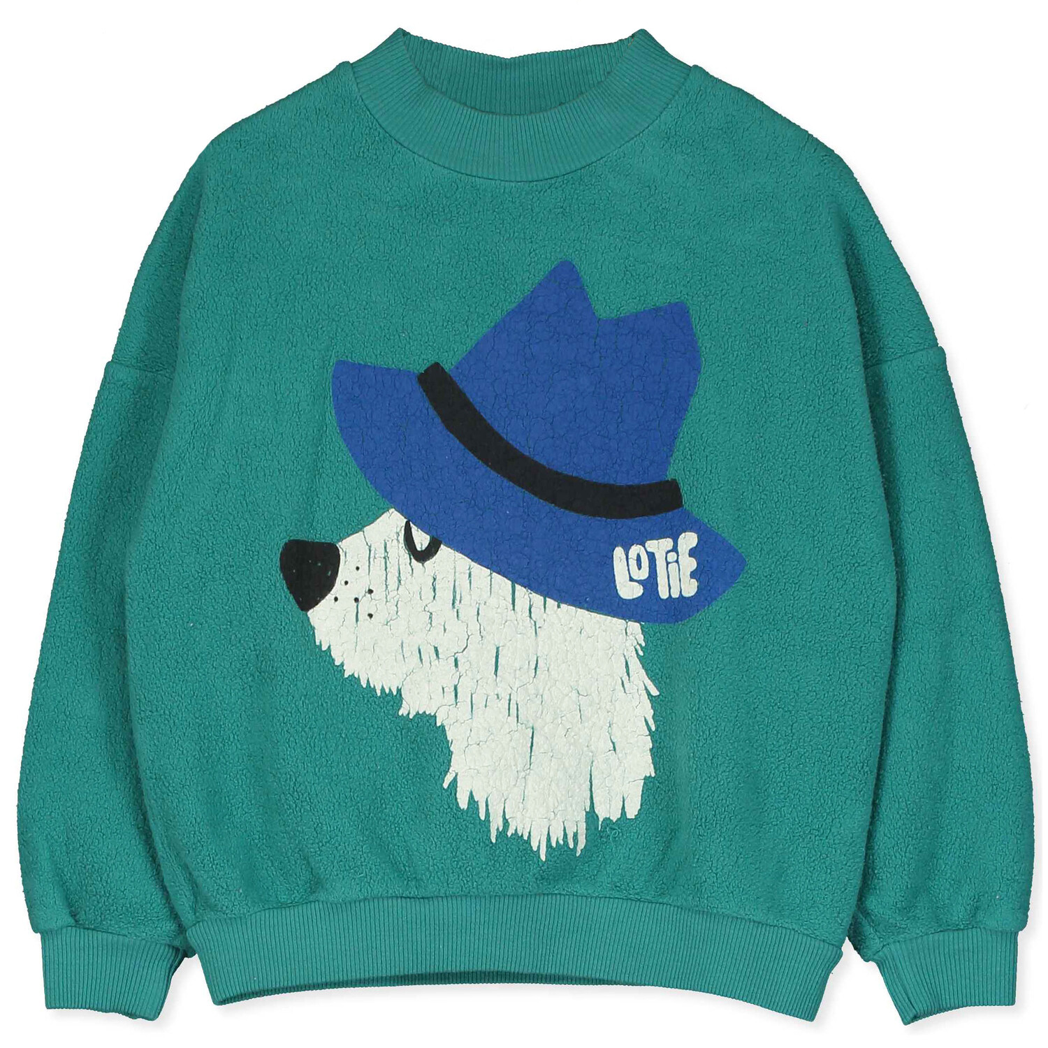 Lötiekids | Teddy Sweatshirt | Lotie Dog | Green