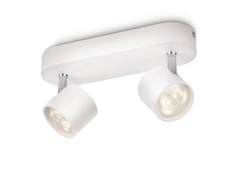 Philips Aufbauspot myLiving Star 56242/31/16 Weiss Deckenspot mit beweglichen Leuchtenköpfen