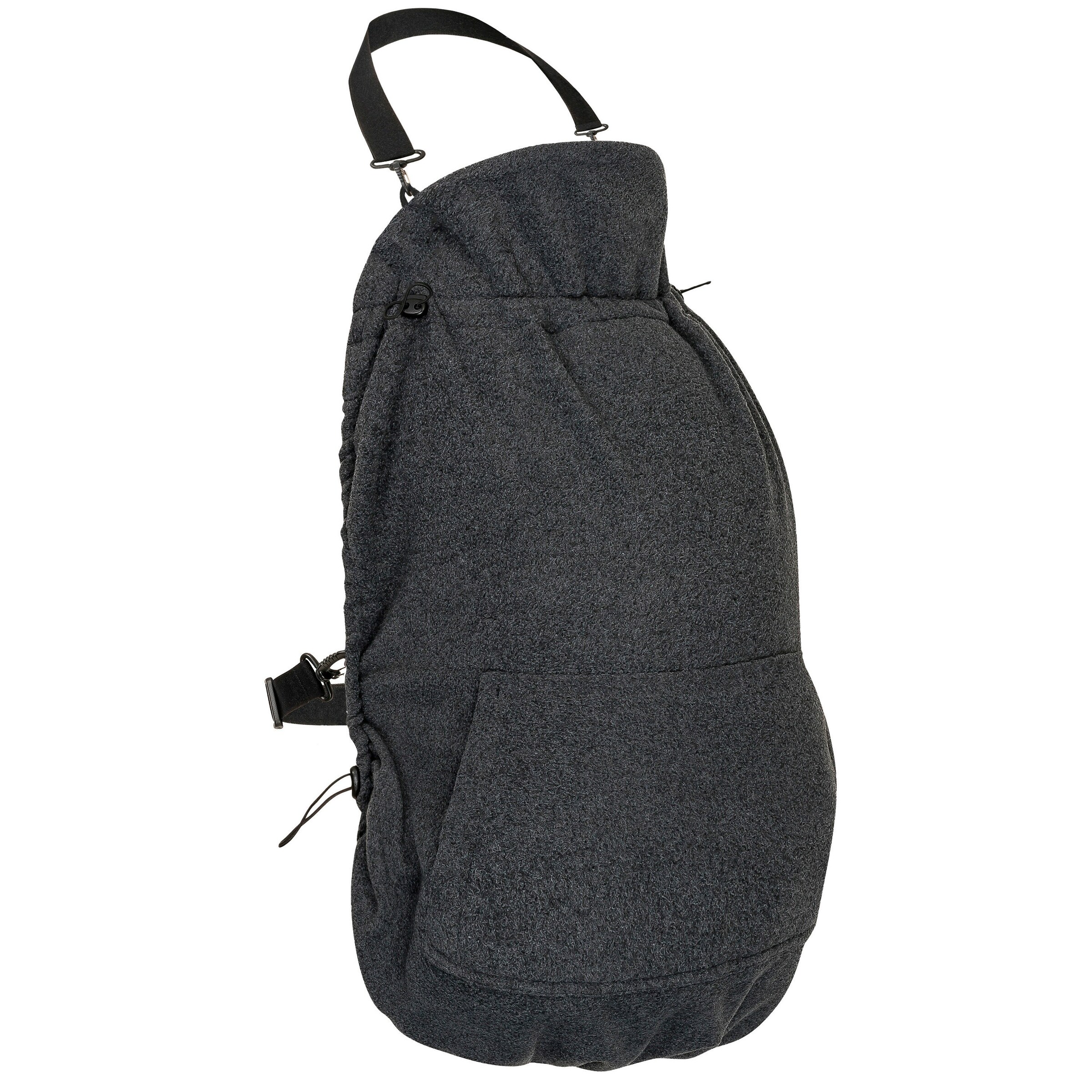 HOPPEDIZ® Tragecover Fleece-Cover Basic anthrazit