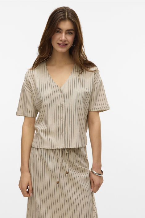 Vero Moda ecru dames blouse
