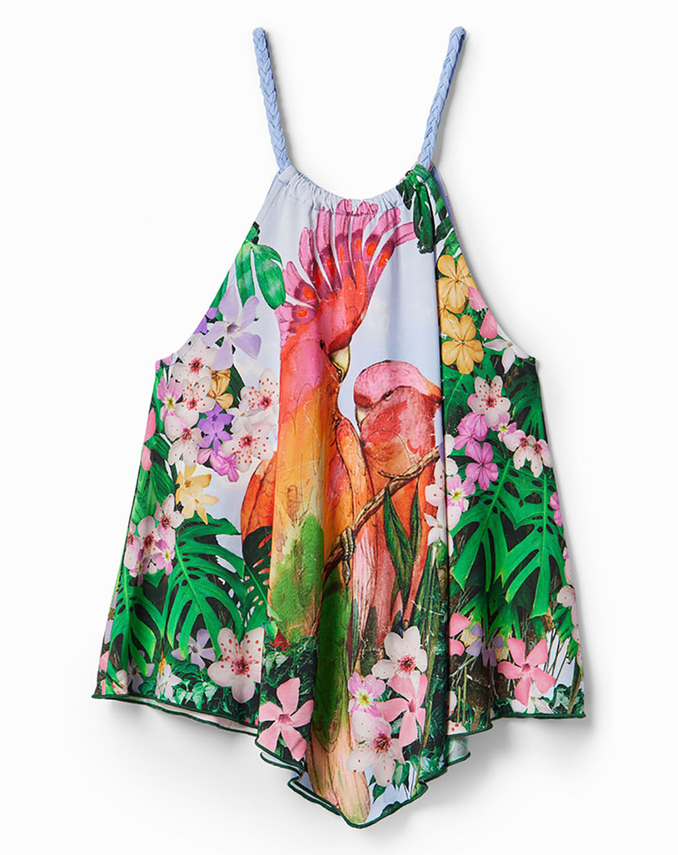 Desigual Top Blanca bleu