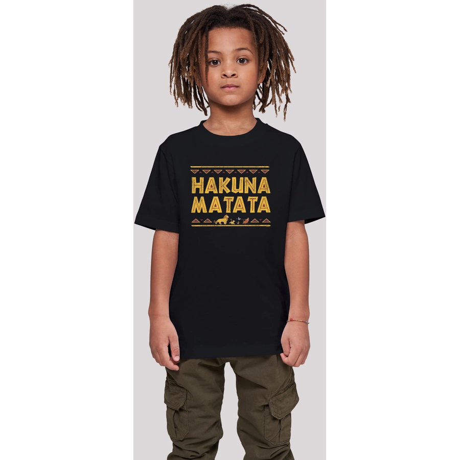 F4NT4STIC T-Shirt  König der Löwen Hakuna Matata schwarz