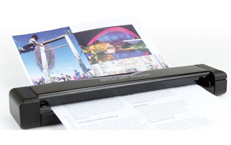 Mobiler Dokumentenscanner IRIScan Express 4<br>Ultrakompakter Farbscanner und OCR-Software