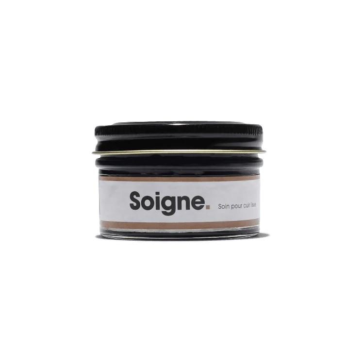Cirage-Cirage bleu marine pour cuir lisse et grainé