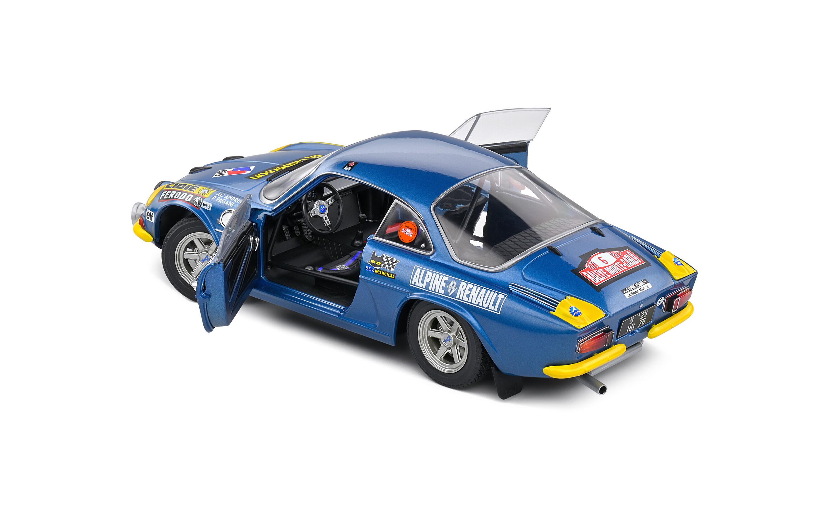 Alpine A110 1600S #6 Blau, 1:18Detailgetreues Modellauto für Sammler im Massstab 1:18