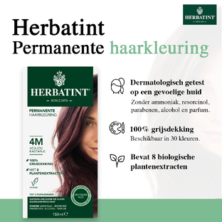 Herbatint Haarverf Gel - 4M Mahony Kastanje 150ML