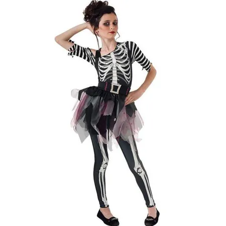 Rubies Kinderkostüm Skelee Ballerina, Größe M