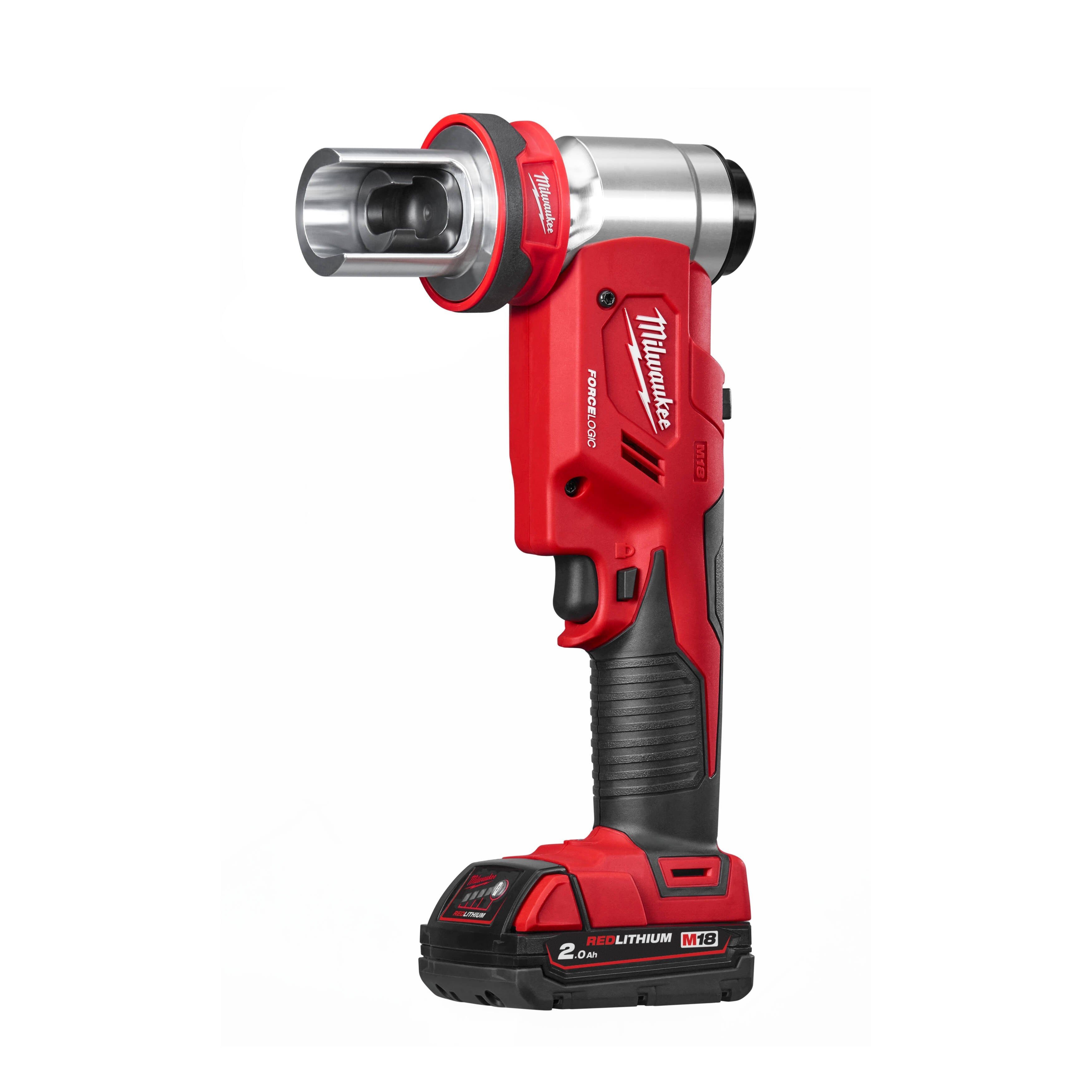 Milwaukee M18 HKP-201C Accu Hydraulische Ponsmachine FORCE LOGIC™ 18V 2.0Ah in koffer - 4933451202