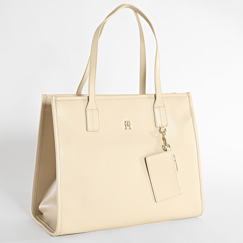 Lot Sac Tote Et Pochette Femme City 5690 Beige