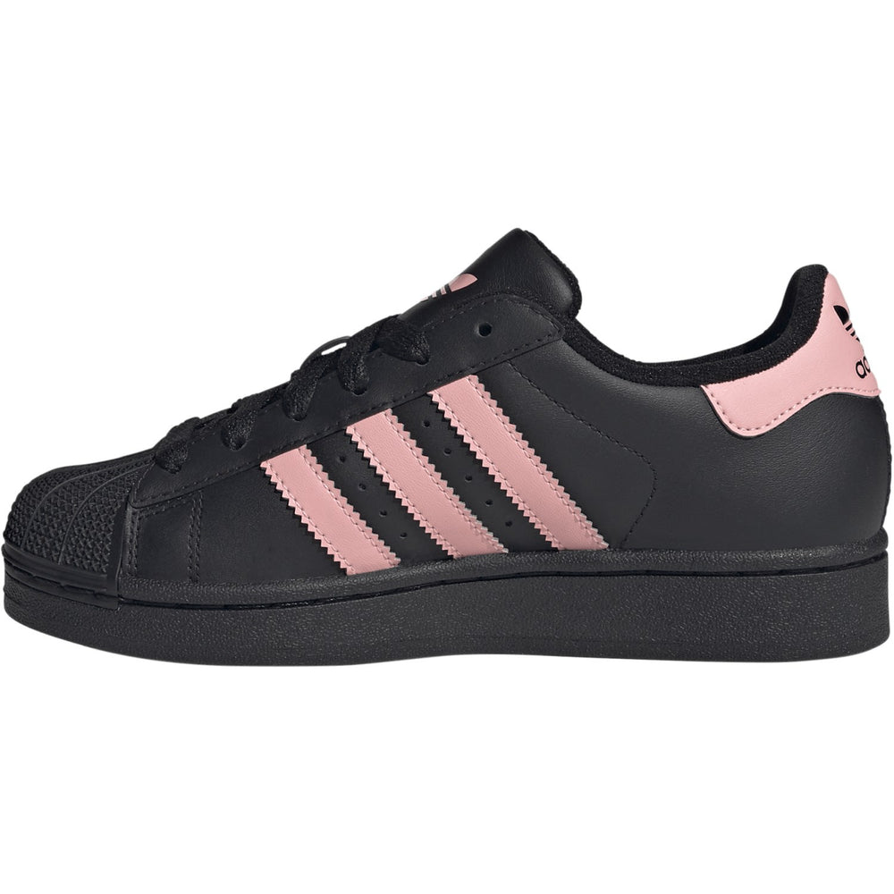 Køb adidas Originals Core Black/Glow Pink/Core Black Superstar Ii J Sneakers