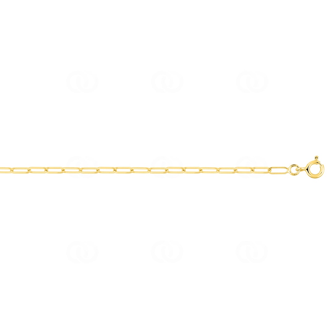 2.6mm Langankerarmband 375/9 K Gelbgold